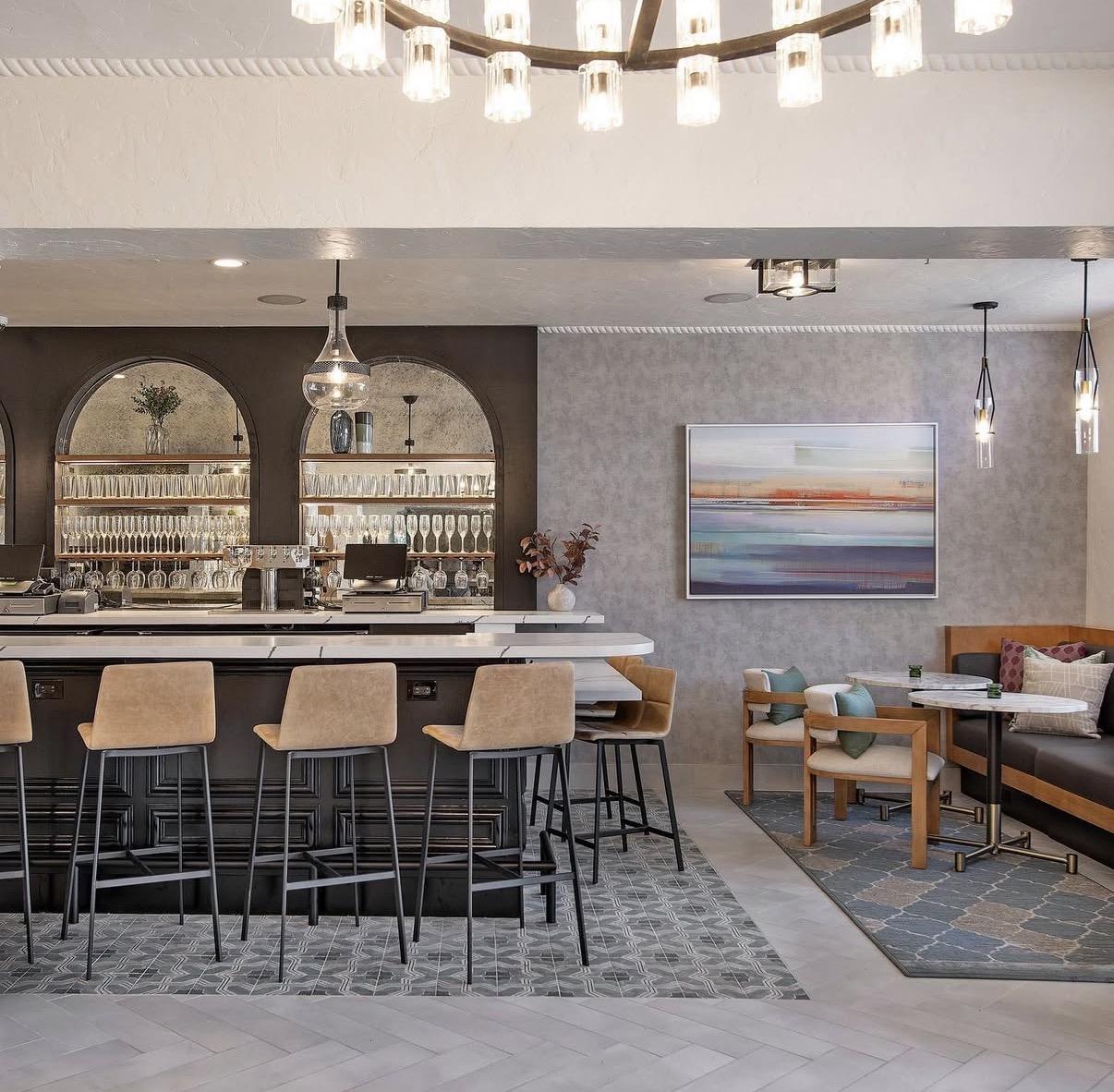 Ashley Lighting installation — suite detail