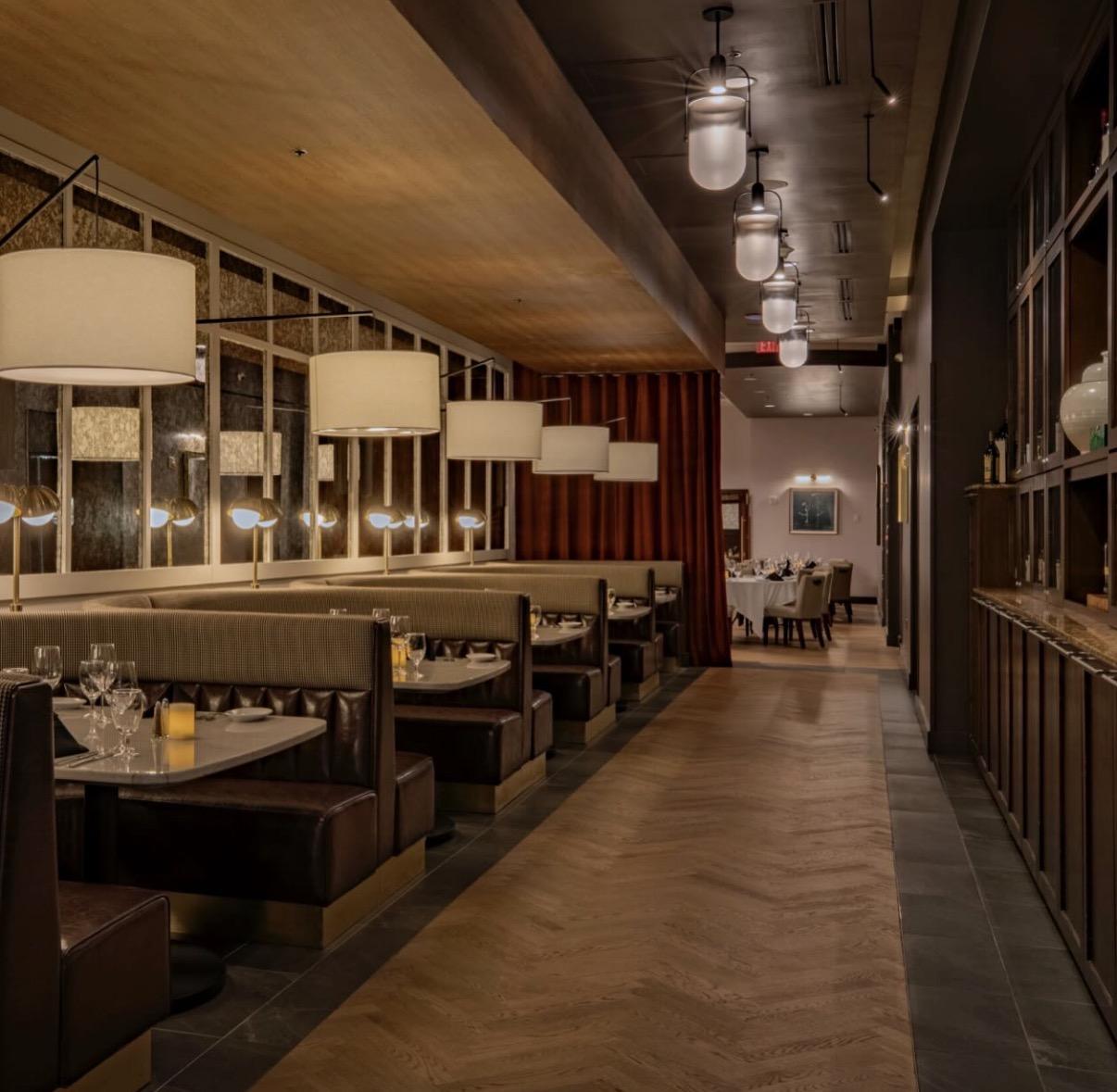 Ashley Lighting installation — hospitality space